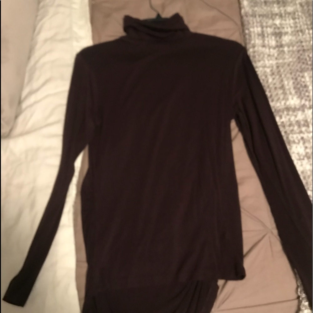 New York and company purple turtle neck